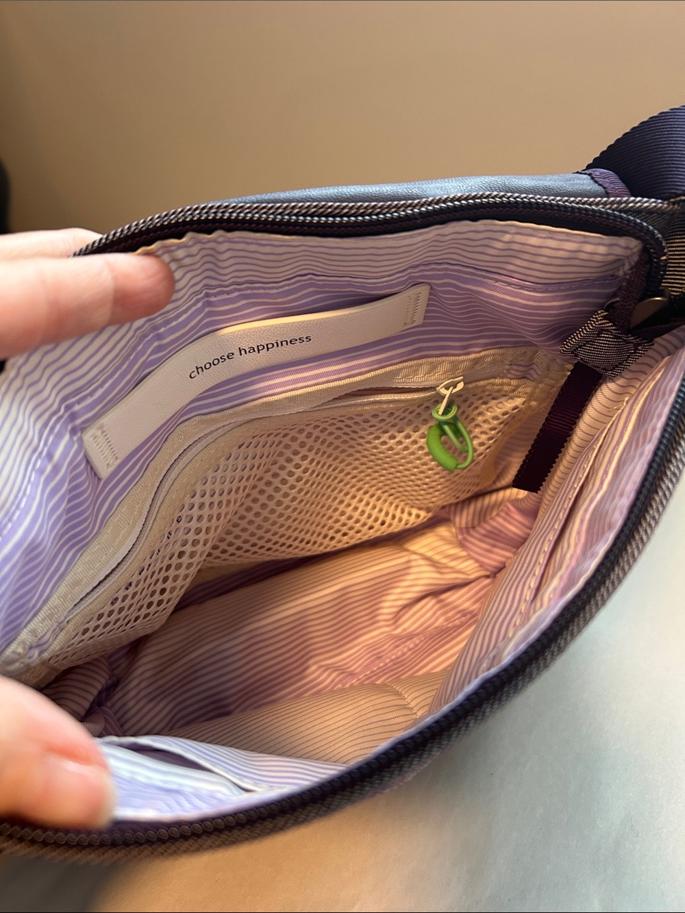 Lululemon Purple Nylon Crossbody Bag - Picture 4 of 12